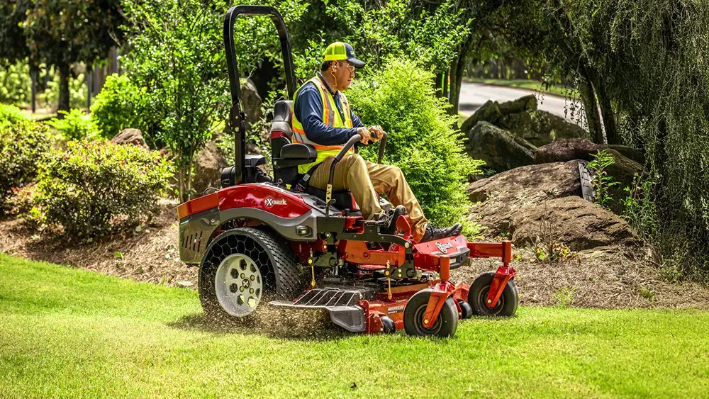 Professional lawn mower service